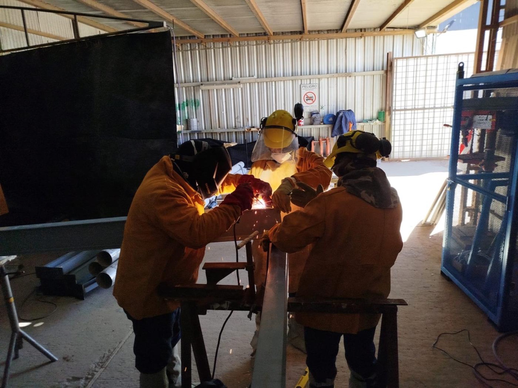 Personal de trabajo en campo